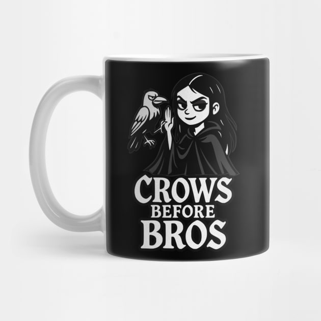 Crows Before Bros by Designed By Marty
